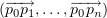 $ (\ve{p_0p_1},\ldots,\ve{p_0p_n}) $