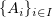 $ \{A_i\}_{i\in I} $