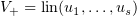 $ V_+=\lin(\ga_1,\ldots,\ga_s) $