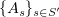 $ \{A_s\}_{s\in S'} $