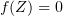 $ f(Z)=0 $