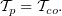 $ \sT_{p}=\sT_{co}. $