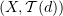 $ (X,\sT(d)) $